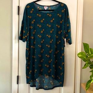 Women Lularoe Floral Irma Blouse